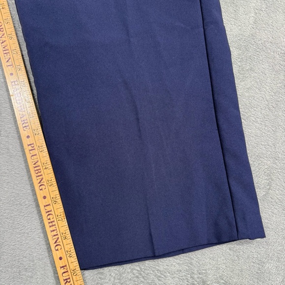 Haband Fit Forever Mens Pants W50 M Navy Flannel Lined Warm Expandable Waist EUC - Picture 12 of 14